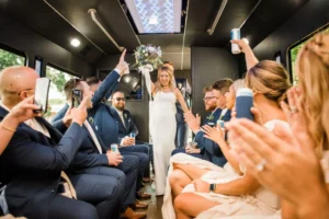 Wedding bus and limo rental